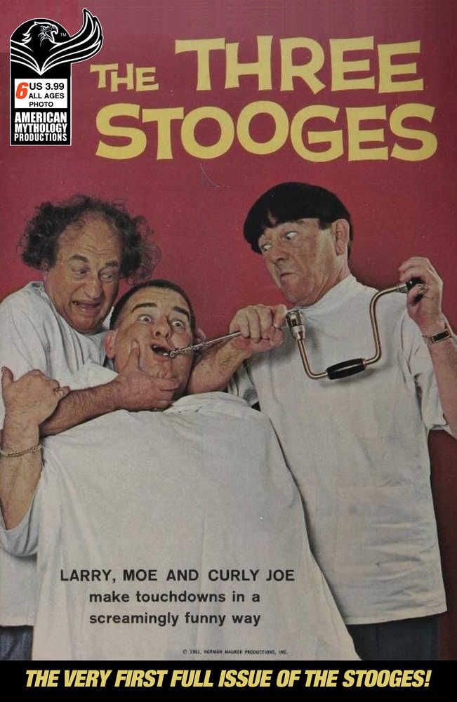 American Mythology Productions Am Archives Three Stooges Dell 1961 #6 Photo