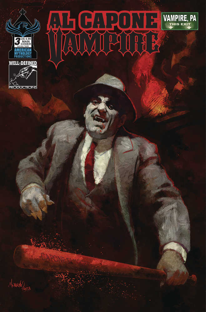 American Mythology Productions Al Capone Vampire #3 Mark Wheatley