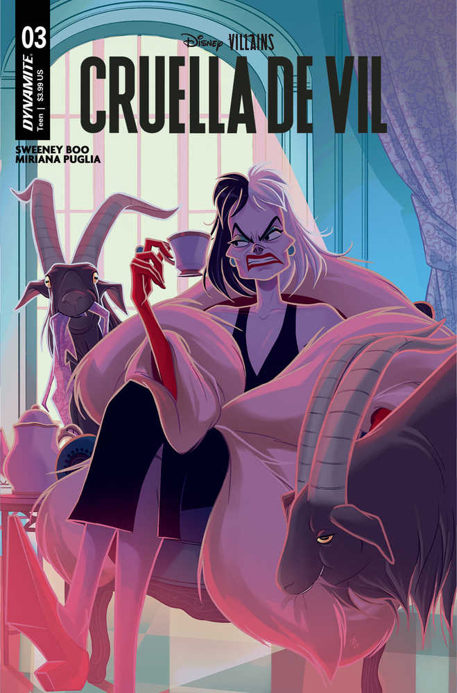 Dynamite Entertainment Disney Villains: Cruella De Vil #3 Sweeney Boo
