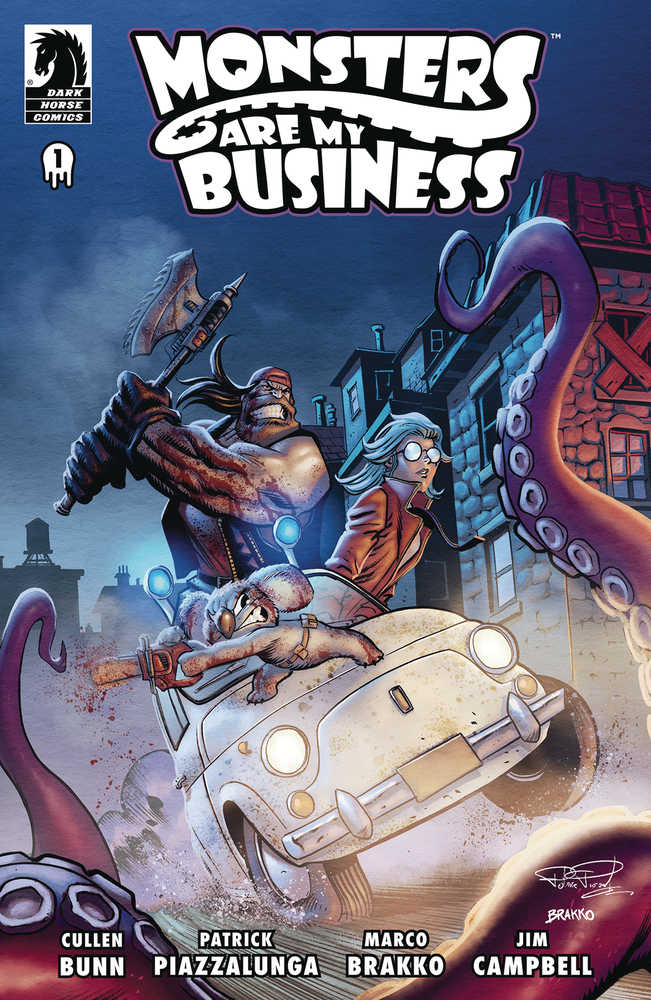 Dark Horse Monsters Are My Business & Business Is Bloody #1 Patrick Piazzalunga