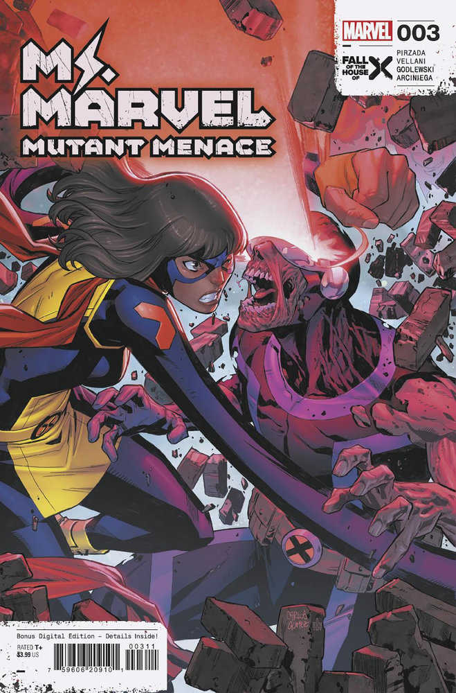 Marvel Comics Ms Marvel Mutant Menace #3 Carlos Gomez