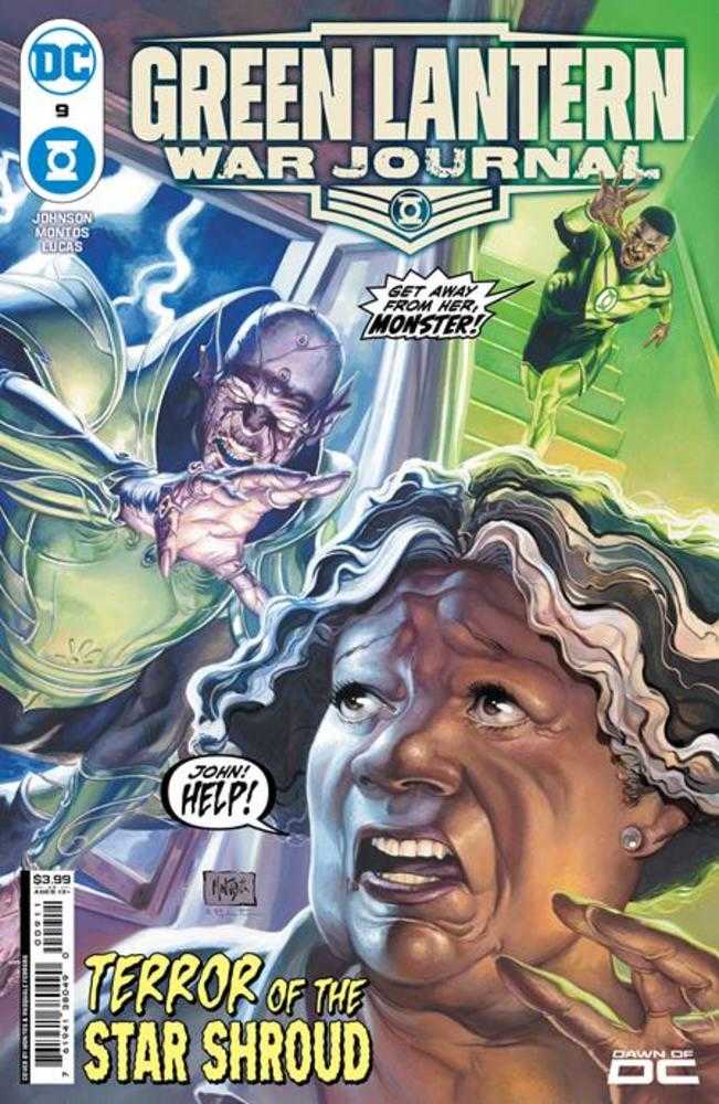 DC Comics Green Lantern War Journal #9 Montos