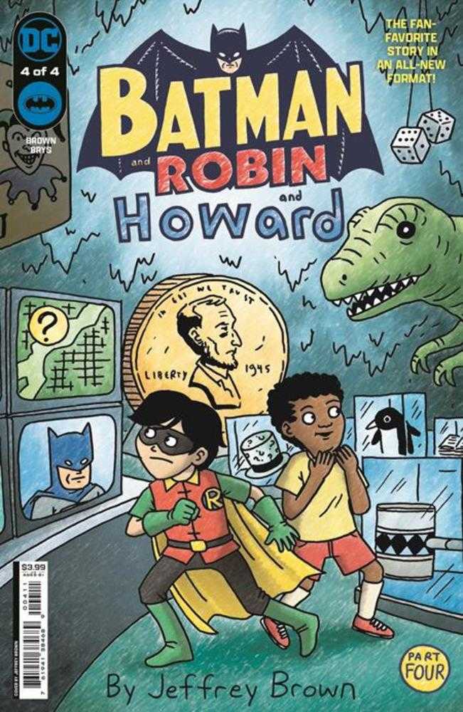 DC Comics Batman And Robin And Howard #4 Jeffrey Brown