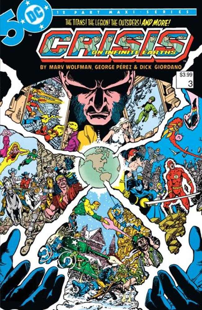 DC Comics Crisis On Infinite Earths #3 George Perez Facsimile Edition