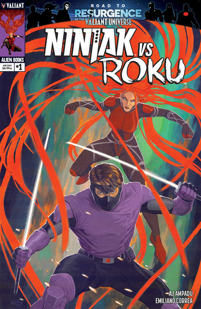 Valiant Entertainment Ninjak Vs Roku #1 Luca Erbetta
