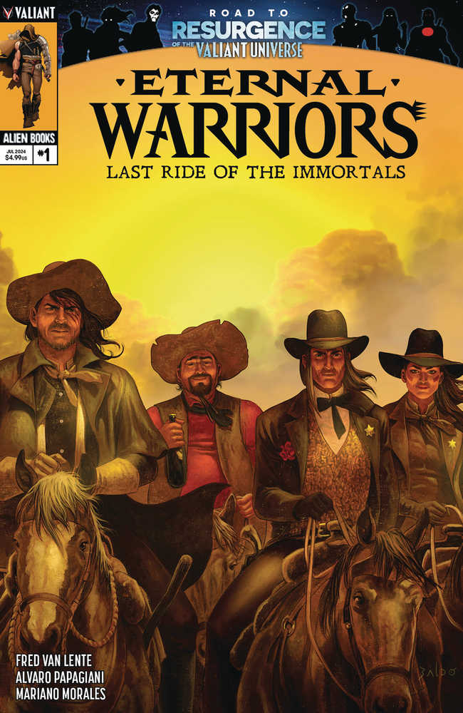Valiant Entertainment Eternal Warriors Last Ride Immortals #1 Fernando Baldo