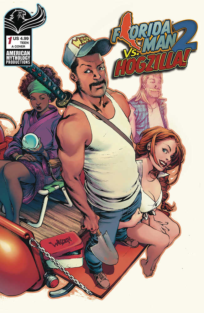 American Mythology Productions Florida Man Vs Hogzilla #1 Matthew Weldon
