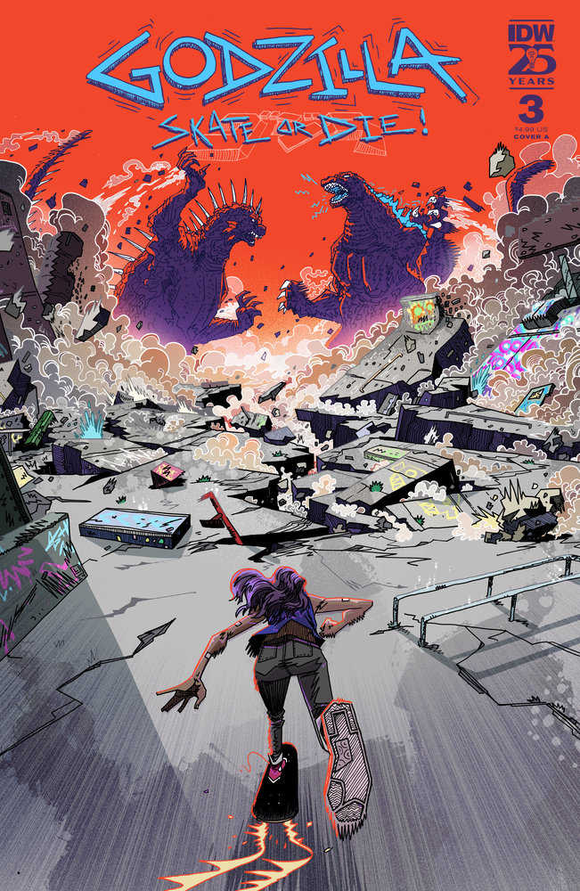IDW Publishing Godzilla Skate Or Die #3 Louie Joyce