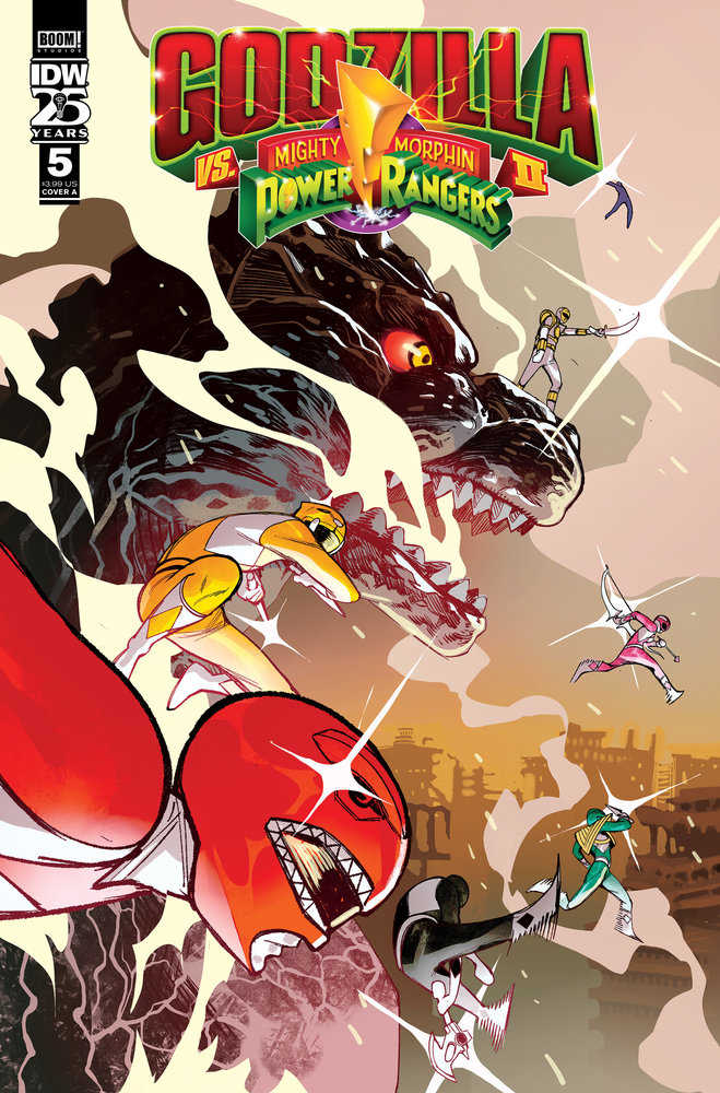 IDW Publishing Godzilla Vs Mmpr II #5 Baldemar Rivas
