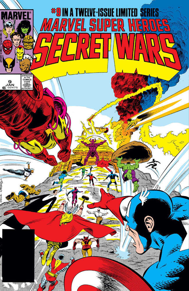 Marvel Comics Msh Secret Wars #9 Bob Layton Facsimile Edition