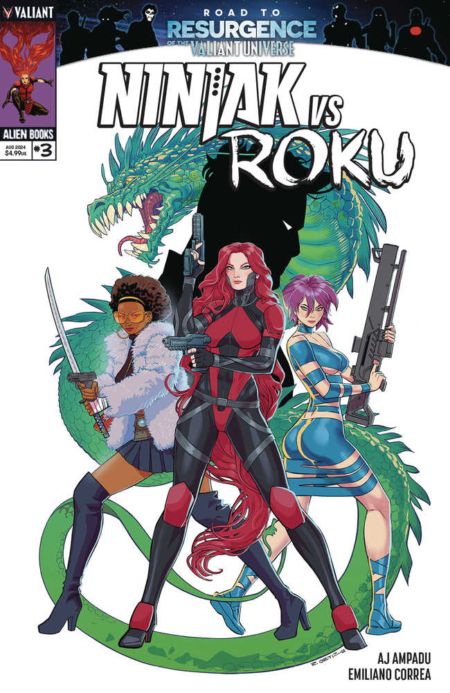 Valiant Entertainment Ninjak Vs Roku #3 Richard Ortiz