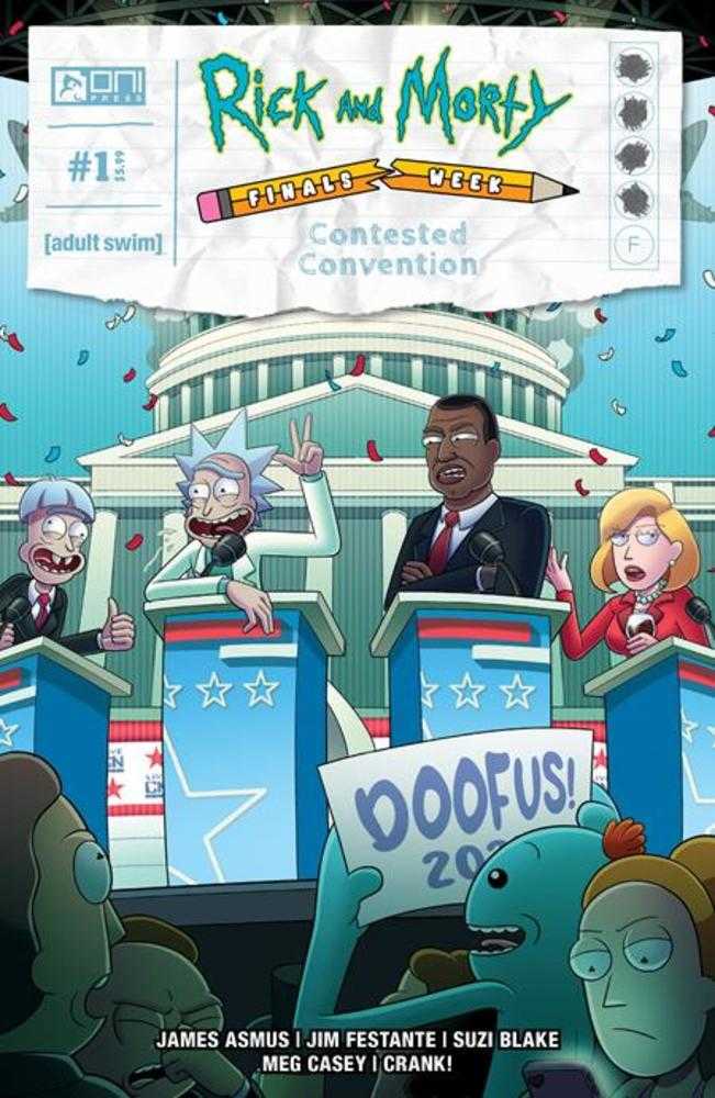 Oni Press Rick And Morty Finals Week #1 One Shot Suzi Blake
