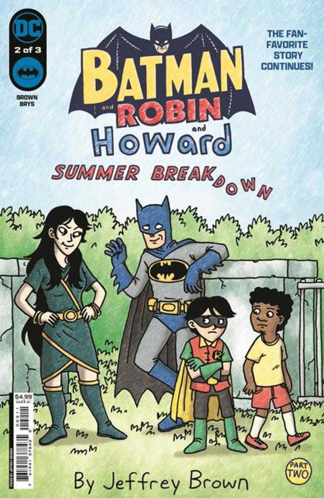 DC Comics Batman And Robin And Howard #2 Jeffrey Brown
