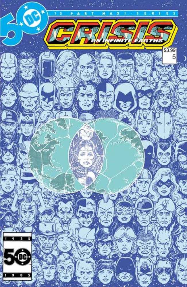 DC Comics Crisis On Infinite Earths #5 George Perez Facsimile Edition