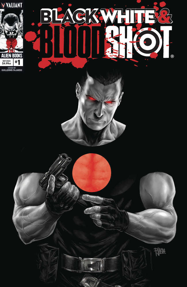 Valiant Entertainment Black White & Bloodshot #1 Guillermo Fajardo