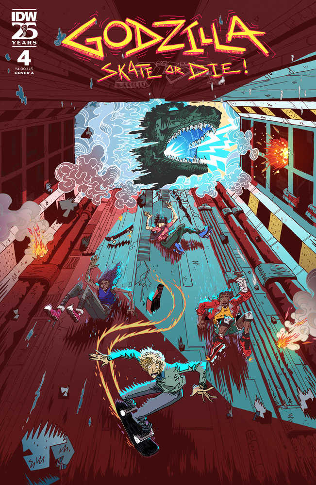 IDW Publishing Godzilla Skate Or Die #4 Louie Joyce