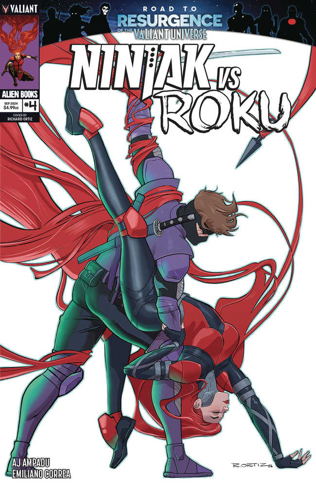 Valiant Entertainment Ninjak Vs Roku #4 Richard Ortiz