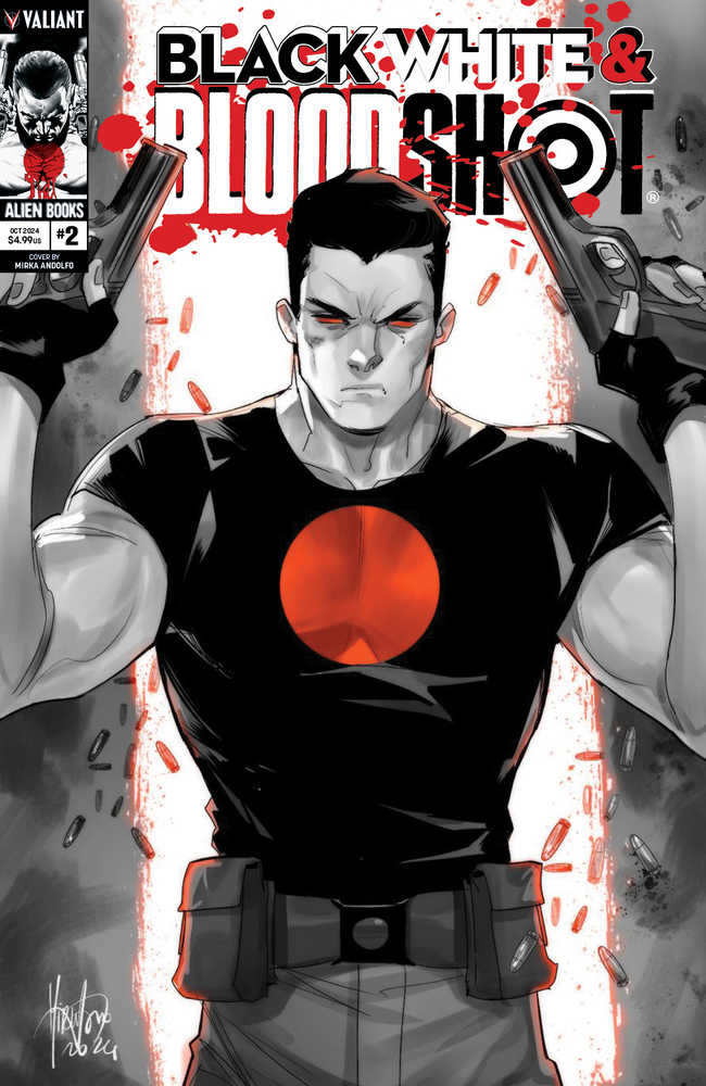 Valiant Entertainment Black White & Bloodshot #2 Mirka Andolfo