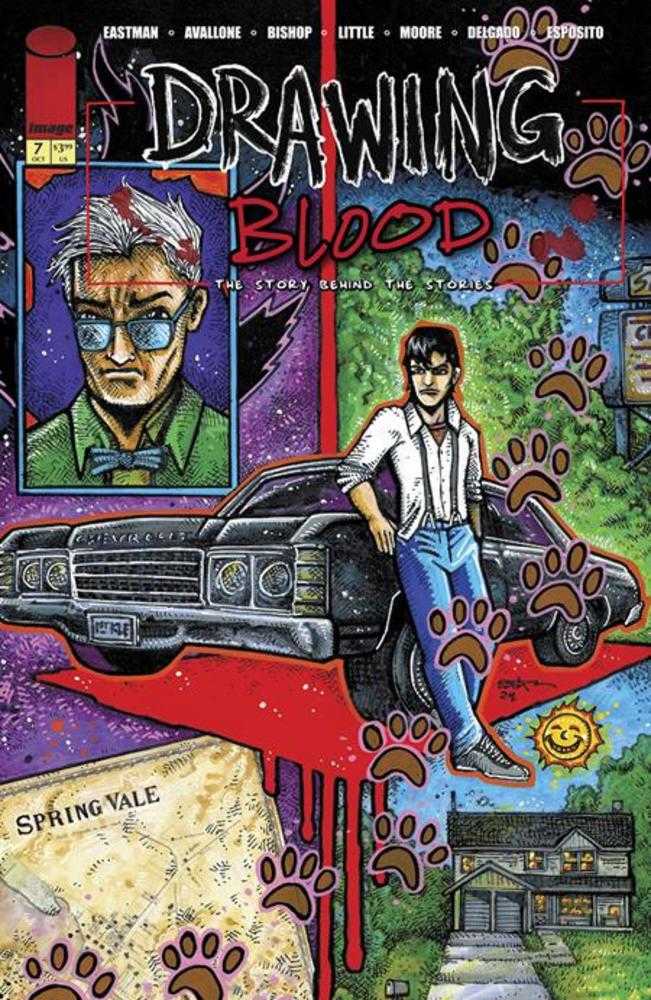 Image Comics Drawing Blood #7 Kevin Eastman