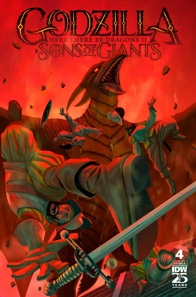 IDW Publishing Godzilla Here There Be Dragons II Sons Of Giants #4 Inaki Miranda