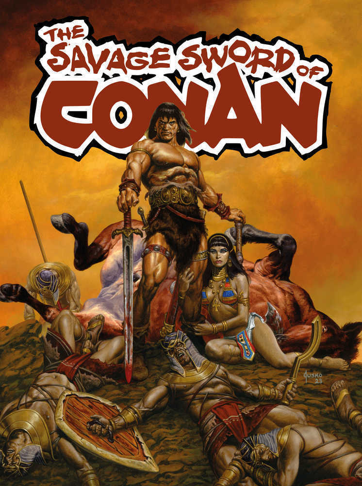 Titan Comics Savage Sword Of Conan #1 Joe Jusko Foil Variant