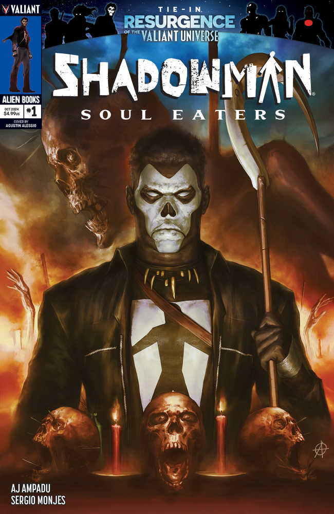 Valiant Entertainment Shadowman Soul Eaters #1 Agustin Alessio