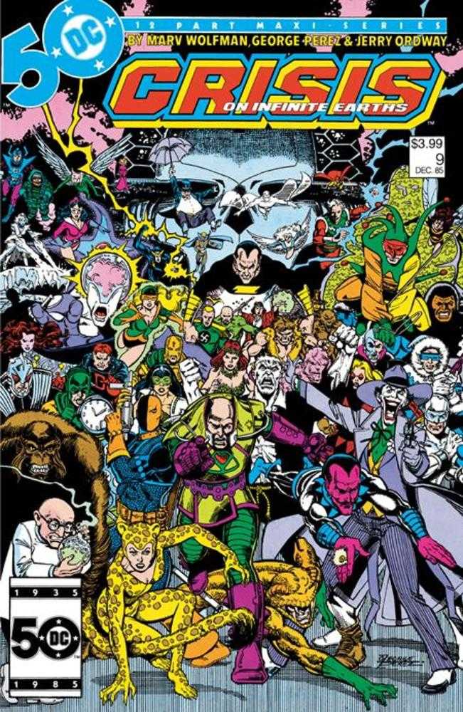 DC Comics Crisis On Infinite Earths #9 George Perez Facsimile Edition