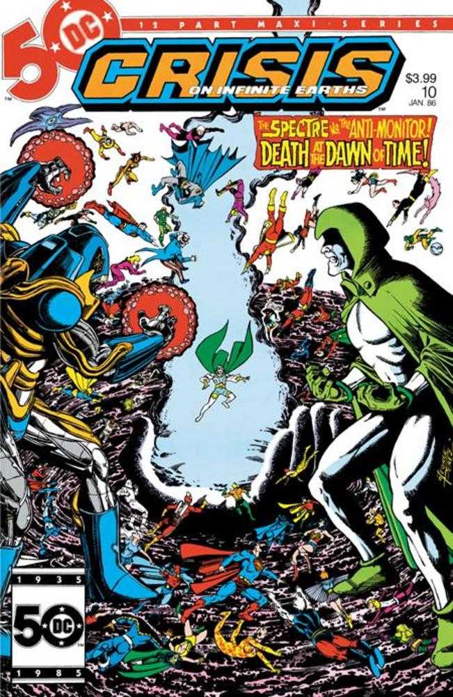 DC Comics Crisis On Infinite Earths #10 George Perez Facsimile Edition