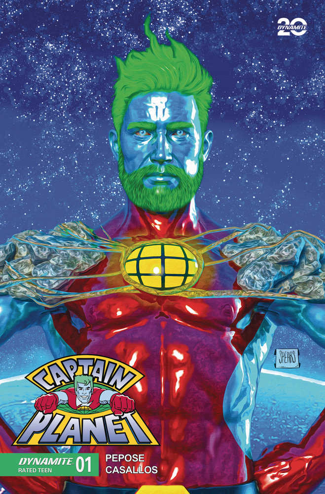 Dynamite Entertainment Captain Planet #1 Mark Spears