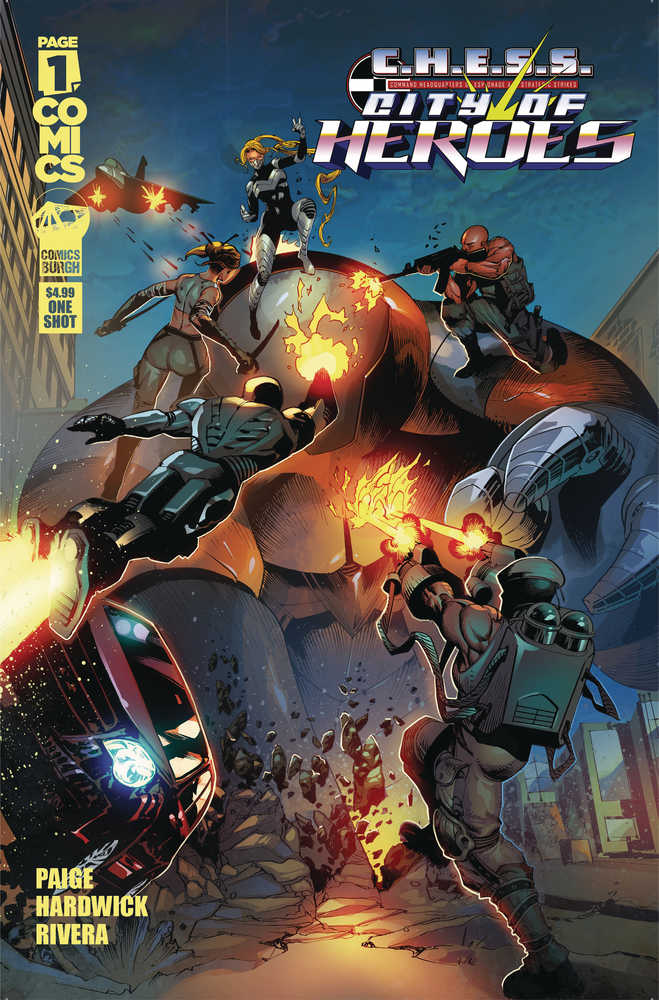 Chess City Of Heroes (One Shot) Cvr A One Shot Montos