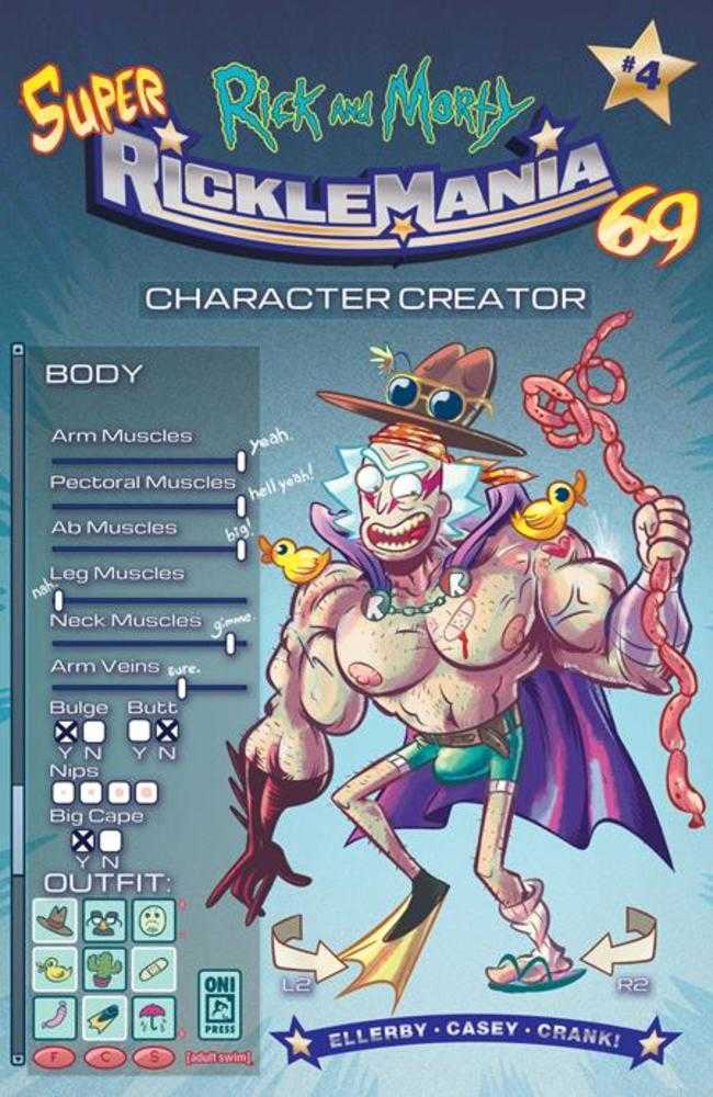 Oni Press Rick And Morty Ricklemania #4 Fred C. Stresing