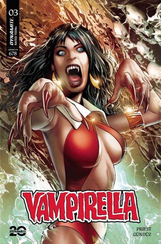 Dynamite Entertainment Vampirella (2025) #3 Greg Land Foil Variant