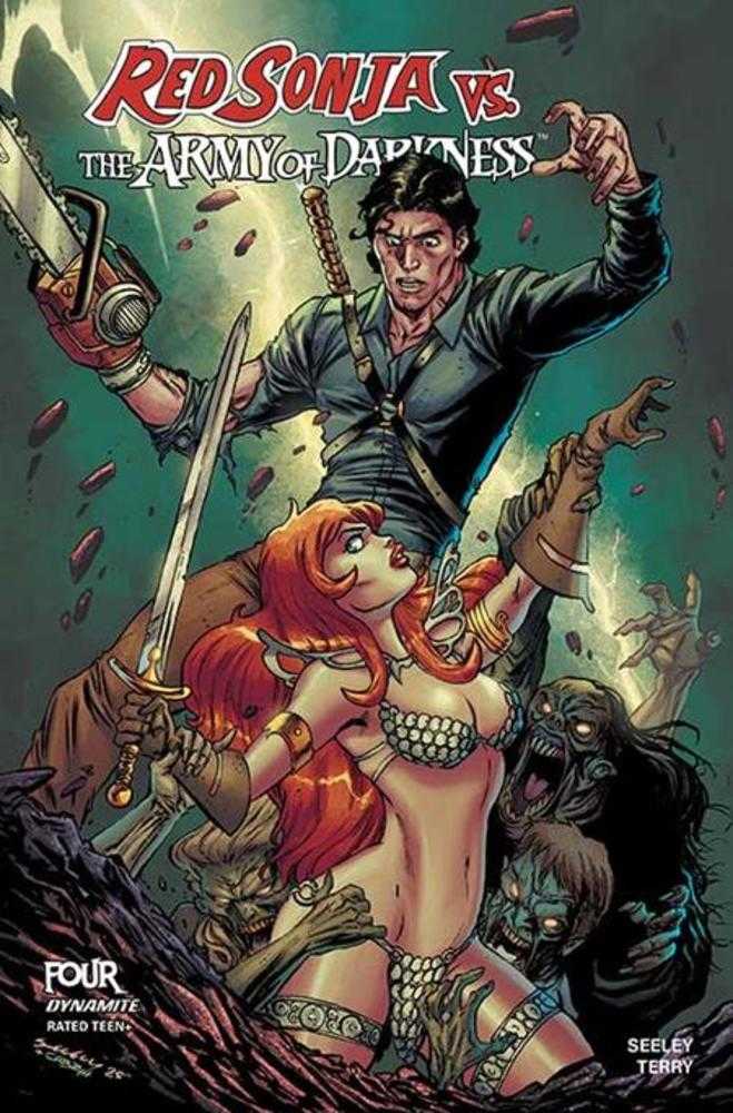 Dynamite Entertainment Red Sonja Vs Aod #4 Tim Seeley