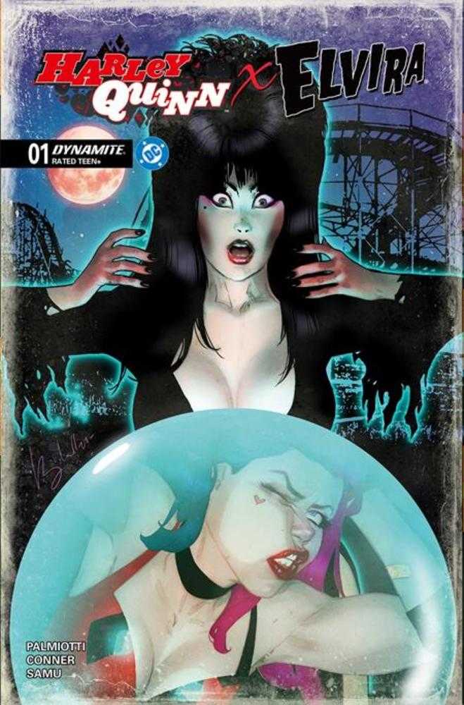 Dynamite Entertainment Harley Quinn X Elvira #1 Ben Caldwell