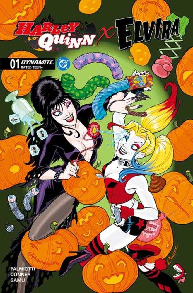 Dynamite Entertainment Harley Quinn X Elvira #1 Mark Spears Cover F Foil Variant