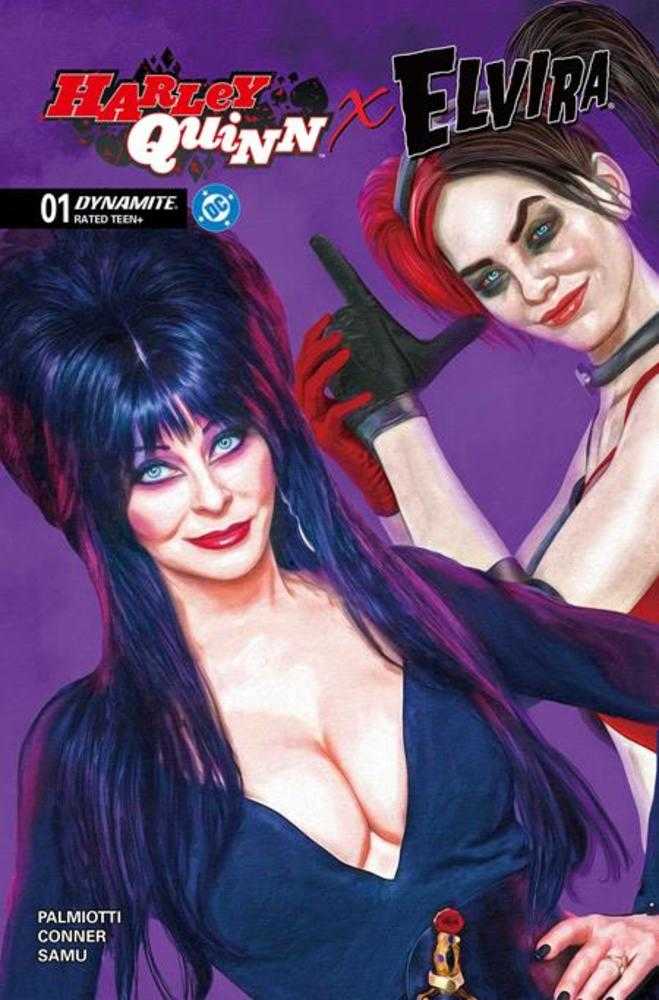 Dynamite Entertainment Harley Quinn X Elvira #1 Mark Spears Cover H Foil Variant