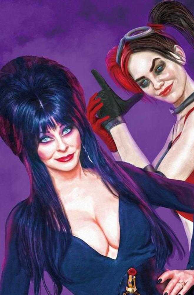 Dynamite Entertainment Harley Quinn X Elvira #1 Mark Spears Cover I Foil Variant