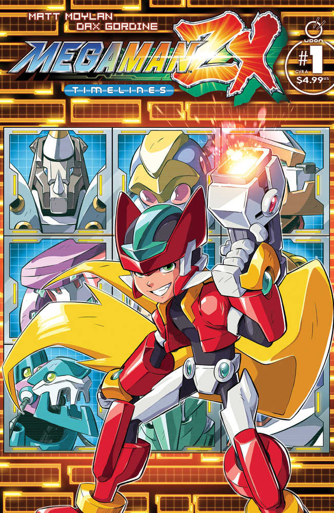 Udon Entertainment Mega Man Zx Timelines #1 Dax Gordine
