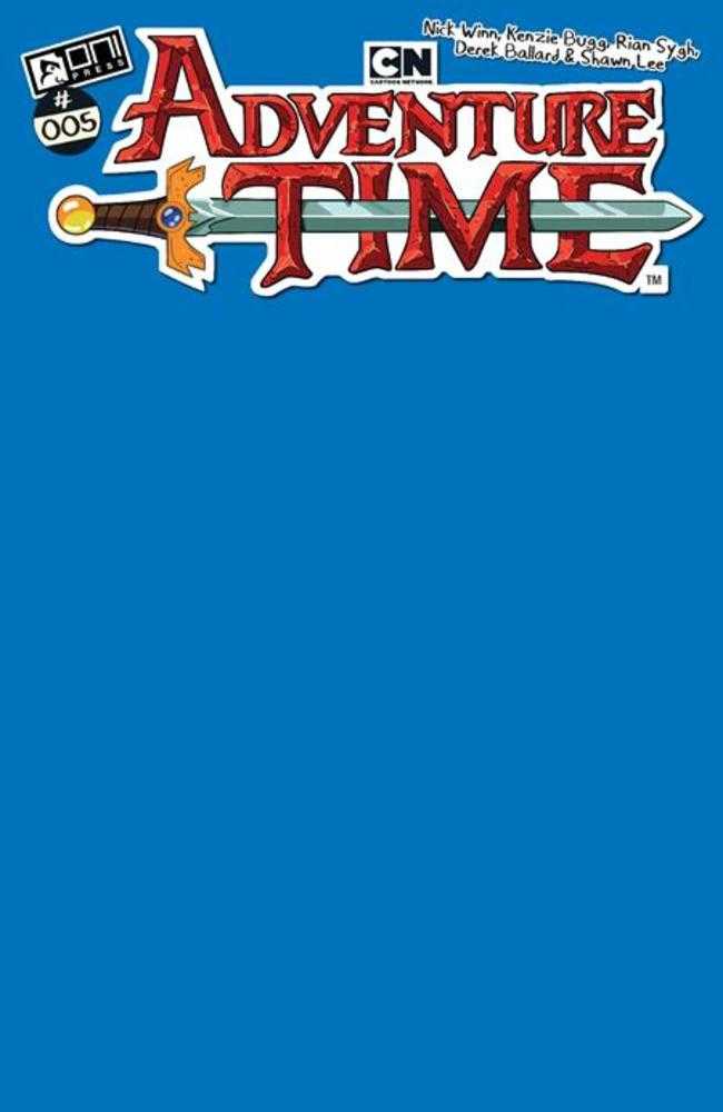 Oni Press Adventure Time (2025) #5 Blank Sketch Cover