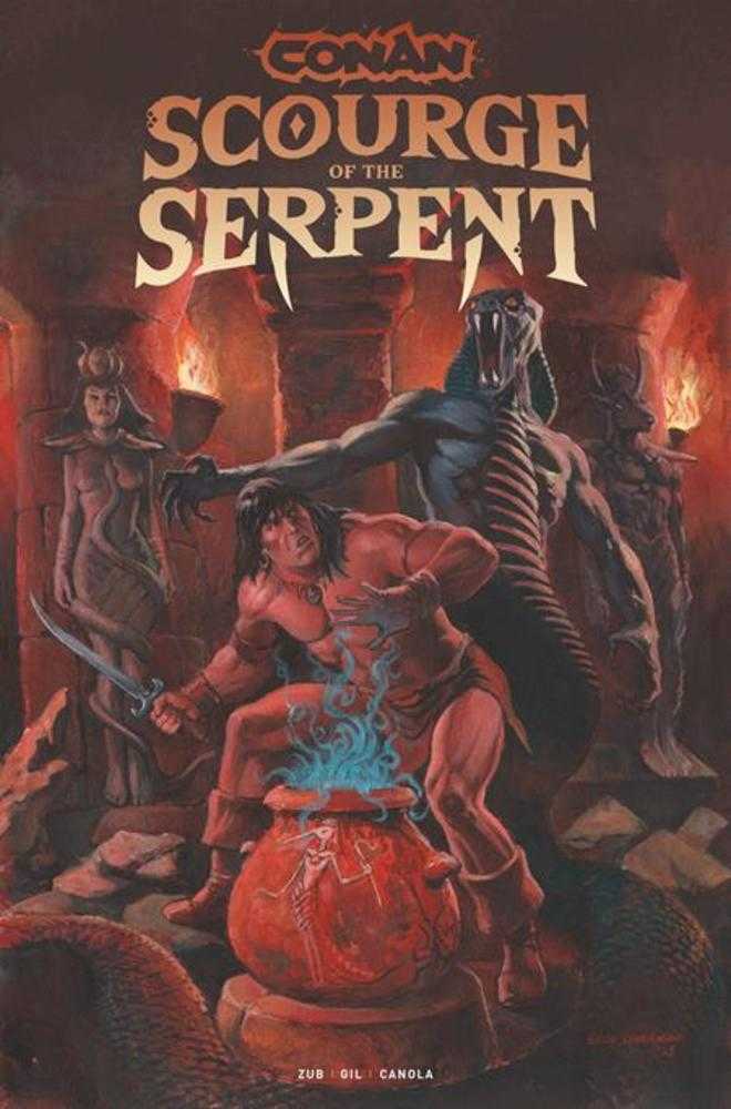 Titan Comics Conan The Barbarian Scourge Of The Serpent #1 Geof Isherwood