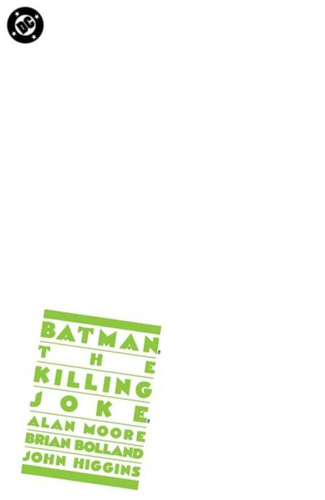 DC Comics Batman The Killing Joke #1 Blank Facsimile Edition