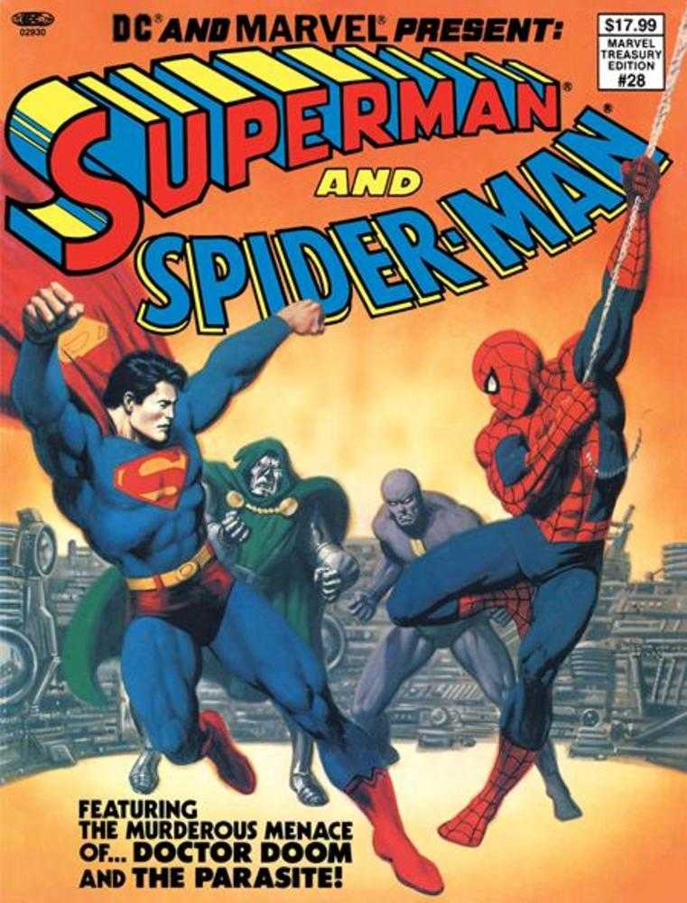 DC Comics DC And Marvel Present Superman And Spider-Man #1 John Romita Sr Facsimile Edition