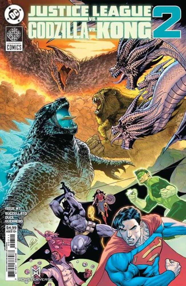 DC Comics Justice League Vs. Godzilla Vs. Kong 2 #7 Christian Duce