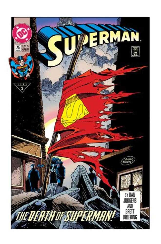 DC Comics Superman #75 Dan Jurgens Facsimile Edition