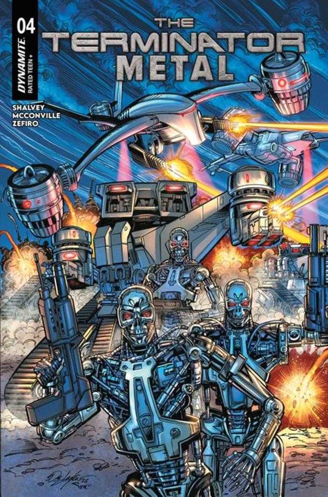 Dynamite Entertainment Terminator: Metal #4 Bob Layton