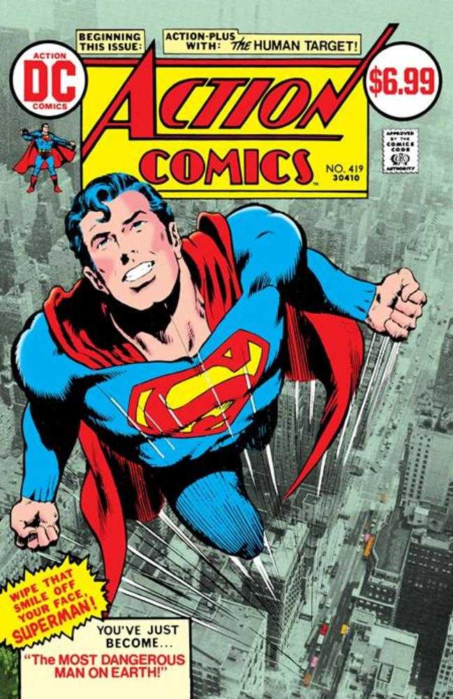 DC Comics Action Comics #419 Neal Adams Foil Facsimile Variant