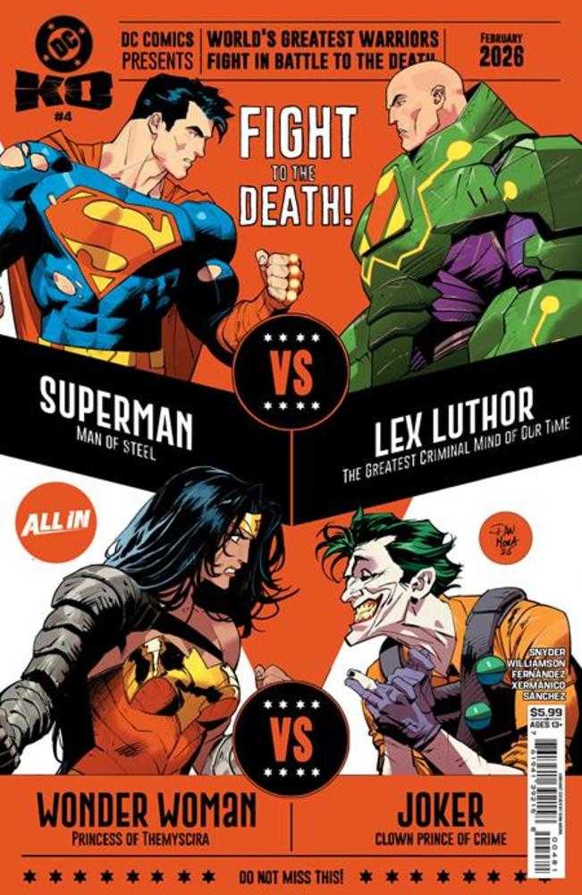 DC Comics DC K.O. #4 Dan Mora Cover G