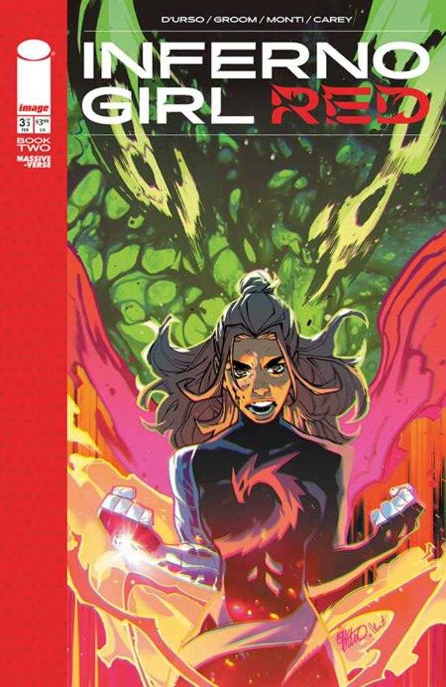Image Comics Inferno Girl Red Book Two #3 Erica D'Urso