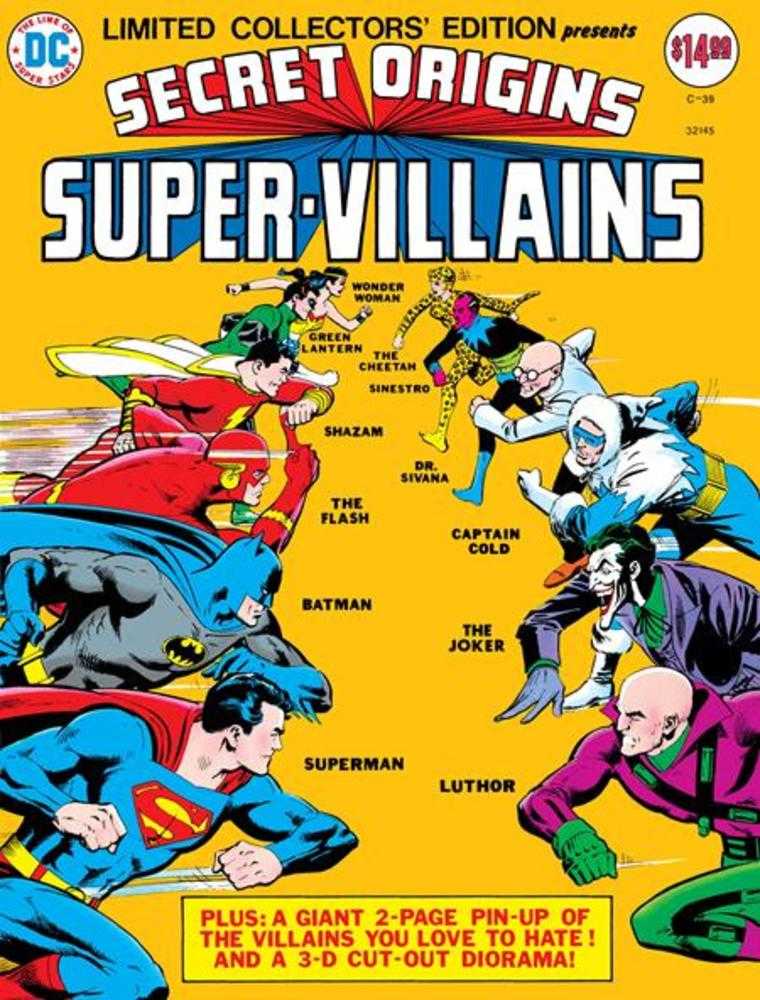 DC Comics Secret Origins Super Villains #39 Dick Giordano Facsimile Edition
