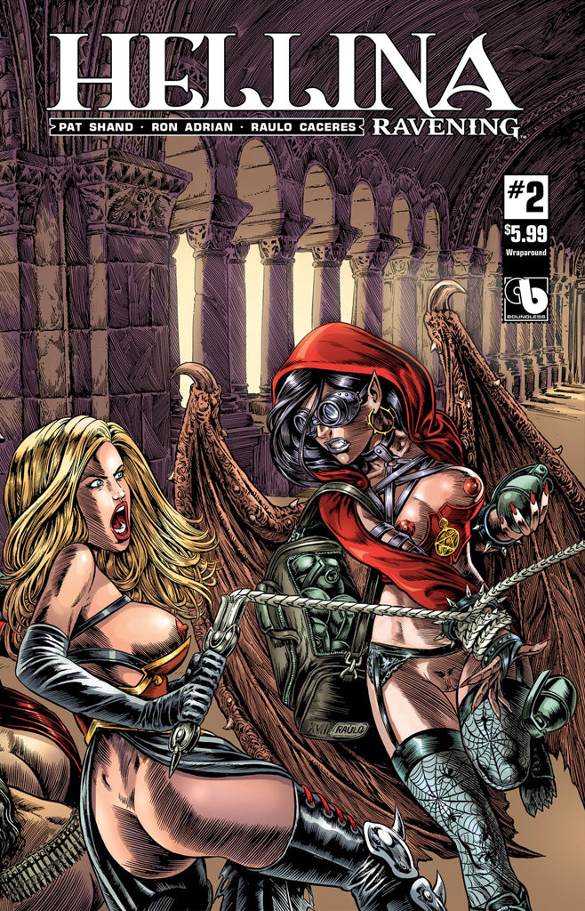Hellina: Ravening Issue #2 Wraparound Nude Cover